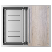 Мойка кухонная Paulmark NEXT-MULTI SINK 54 PM785445-BS, нержавеющая сталь, сталь