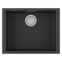 Мойка кухонная Paulmark NEO CLASSIC 56 PM965644-AN, искусственный камень (ACRYSTONE), антрацит
