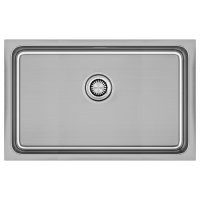 Мойка кухонная Paulmark VISTA 74 PM307444-BS, нержавеющая сталь, сталь