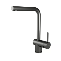 Смеситель для кухни Paulmark Spring Sp212067-GM, вороненая сталь