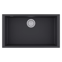 Мойка кухонная Paulmark NEO CLASSIC 76 PM967644-AN, искусственный камень (ACRYSTONE), антрацит