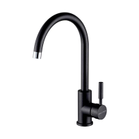 Смеситель для кухни Paulmark Holstein Ho212063-BLM, черный
