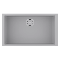 Мойка кухонная Paulmark NEO CLASSIC 76 PM967644-UGR, искусственный камень (ACRYSTONE), серый