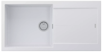 Мойка кухонная Paulmark EXTENSIO 99 PM989950-WH, искусственный камень (ACRYSTONE), белый