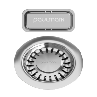 Слив с овальным переливом Paulmark PM6024-BS, сталь