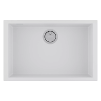 Мойка кухонная Paulmark NEO CLASSIC 69 PM966944-WH, искусственный камень (ACRYSTONE), белый