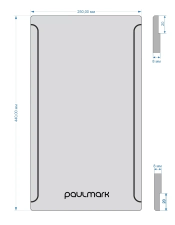 Смеситель для кухни Paulmark Essen Es213211-GRM, с подключением к фильтру, серый