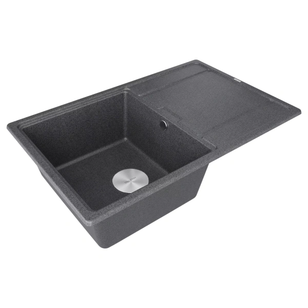 Мойка кухонная Paulmark FLUGEN 50-780 PM217850-DG, искусственный гранит (IT-GRANIT), графит