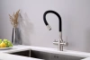 Смеситель для кухни Paulmark Salix Sa213419-BS, с гибким изливом, сталь