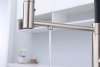 Смеситель для кухни Paulmark GANYMEDE Ga213199-BS, с подключением к фильтру, сталь