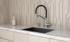 Смеситель для кухни Paulmark RUBERT Ru213175-BS, с подключением к фильтру, сталь