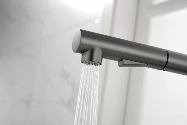Дозатор для кухонной мойки Paulmark DECUS D004-FI, красный