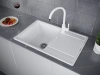Мойка кухонная Paulmark FLUGEN 50-780 PM217850-WH, искусственный гранит (IT-GRANIT), белый