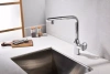 Смеситель для кухни Paulmark Urban Ur213104-CR, с выдвижным изливом, хром