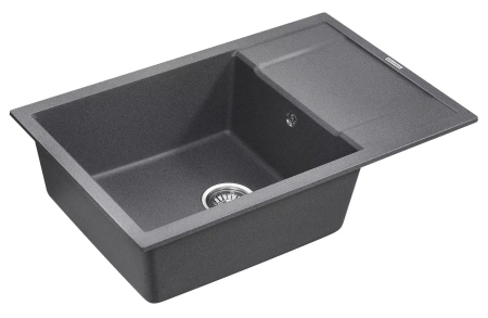 Мойка кухонная Paulmark FLUGEN 60 PM317850-DG, искусственный гранит (IT-GRANIT), графит