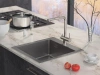 Смеситель для кухни Paulmark Skalen Sk213020-BS, с подключением к фильтру, сталь