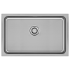 Мойка кухонная Paulmark VISTA 74 PM307444-BS, нержавеющая сталь, сталь