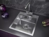 Смеситель для кухни Paulmark Skalen Sk213020-BS, с подключением к фильтру, сталь