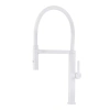 Смеситель для кухни Paulmark Leader Le214101-WH, с гибким изливом, белый