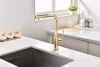 Смеситель для кухни Paulmark Neo Ne214419-G, золото