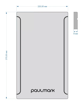 Разделочная доска Paulmark PLATTE Pl375-SD, дуб