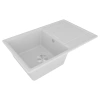Мойка кухонная Paulmark FLUGEN 50-780 PM217850-WH, искусственный гранит (IT-GRANIT), белый