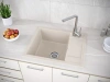 Мойка кухонная Paulmark FLUGEN 50-600 PM216050-BE, искусственный гранит (IT-GRANIT), бежевый