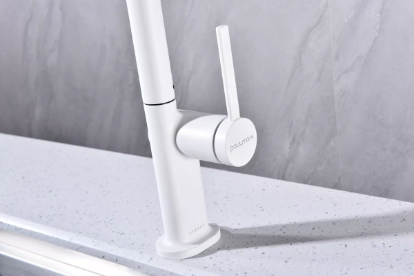 Смеситель для кухни Paulmark Neo Ne214419-WH, белый