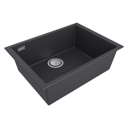 Мойка кухонная Paulmark NEO CLASSIC 60 PM966044-AN, искусственный камень (ACRYSTONE), антрацит