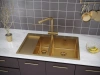 Мойка кухонная Paulmark KRONER 78/2SF PM227851-BSR, нержавеющая сталь, брашированная сталь
