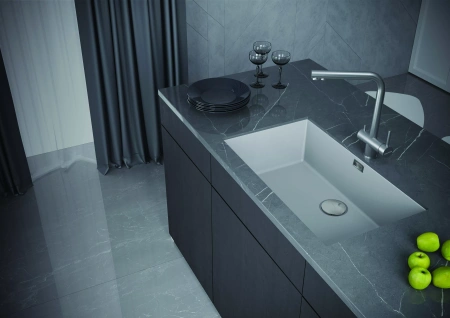 Смеситель для кухни Paulmark Skalen Sk213020-BS, с подключением к фильтру, сталь