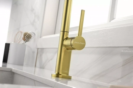 Дозатор для кухонной мойки Paulmark DECUS D004-GB, черный