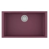 Мойка кухонная Paulmark NEO CLASSIC 76 PM967644-ME, искусственный камень (ACRYSTONE), красный
