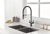 Смеситель для кухни Paulmark Gravity Gr213888-GM, с подключением к фильтру, вороненая сталь