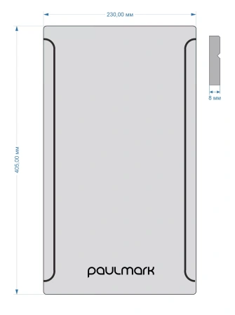 Разделочная доска Paulmark PLATTE Pl405-SD, дуб
