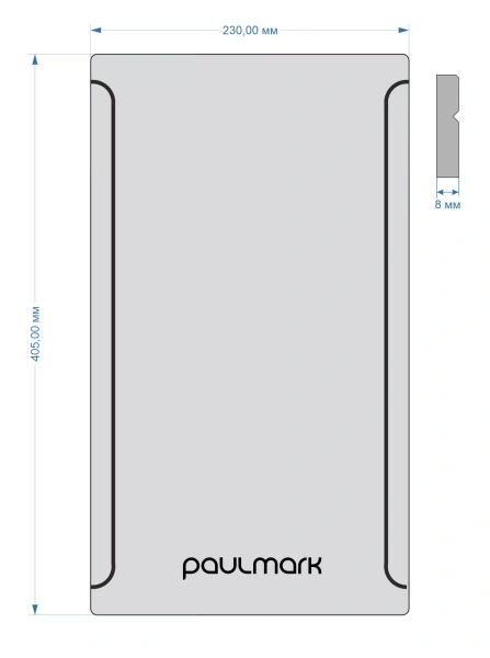 Разделочная доска Paulmark PLATTE Pl405-SD, дуб