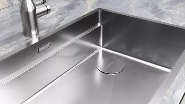 Мойка кухонная Paulmark NEXT-MULTI SINK 54 PM785445-BS, нержавеющая сталь, сталь