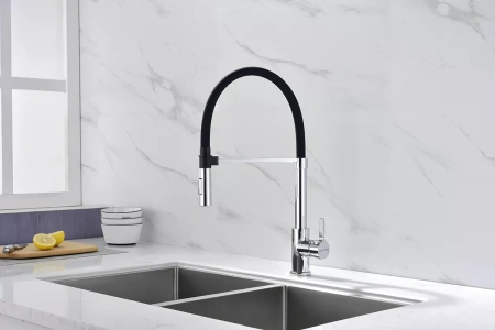 Смеситель для кухни Paulmark Halt Ha214021-CR, хром