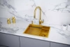 Дозатор для кухонной мойки Paulmark DECUS D004-BG, золото брашированное