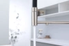 Смеситель для кухни Paulmark GANYMEDE Ga213199-BS, с подключением к фильтру, сталь