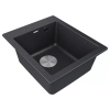 Мойка кухонная Paulmark KANTE 40 PM104249-BL, искусственный гранит (IT-GRANIT), черный