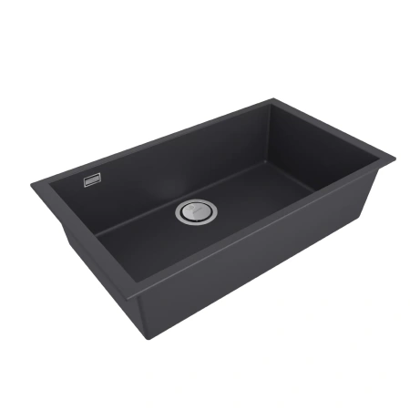 Мойка кухонная Paulmark NEO CLASSIC 76 PM967644-AN, искусственный камень (ACRYSTONE), антрацит