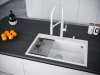 Мойка кухонная Paulmark STEPIA 45 PM114651-WH, искусственный гранит (IT-GRANIT), белый