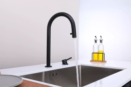 Смеситель для кухни Paulmark ESTETICA Es218006-AN, антрацит