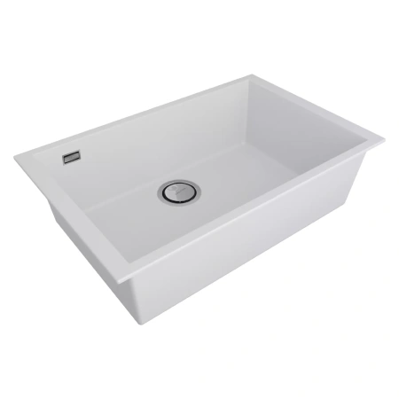 Мойка кухонная Paulmark NEO CLASSIC 69 PM966944-WH, искусственный камень (ACRYSTONE), белый