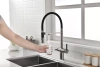 Смеситель для кухни Paulmark Gravity Gr213888-BS, с подключением к фильтру, сталь