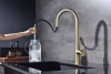 Смеситель для кухни Paulmark Galant Ga213077-LG, с подключением к фильтру, зотоло