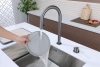 Смеситель для кухни Paulmark ESTETICA Es218006-GM, вороненая сталь