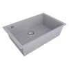 Мойка кухонная Paulmark NEO CLASSIC 69 PM966944-UGR, искусственный камень (ACRYSTONE), серый