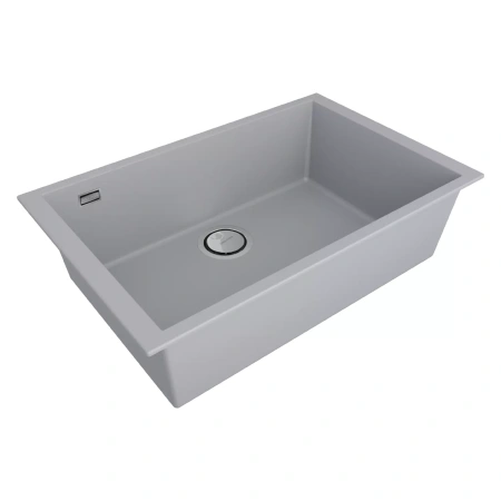 Мойка кухонная Paulmark NEO CLASSIC 69 PM966944-UGR, искусственный камень (ACRYSTONE), серый